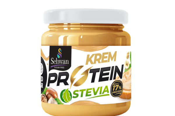 Beli proteinski krem sa stevijom SCHWAN 200g