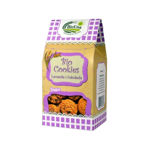 BIO COOKIES LAVANDA & ČOKOLADA 150GR