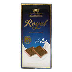 ČOKOLADA MLEČNA BEZ GLUTENA 90 GR - ROYAL