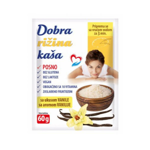 DOBRA KAŠA PIRINAČ I VANILA 60gr 