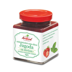 DŽEM STEVIA JAGODA 220 GR-ARTFOOD