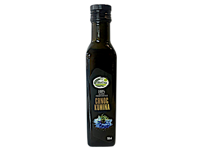  Ulje crnog kumina 250ml Bio Una