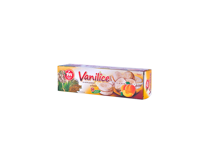  VANILICE BEZGLUTENSKE SA KAJSIJOM  180 GR ALEKSANDRIJA