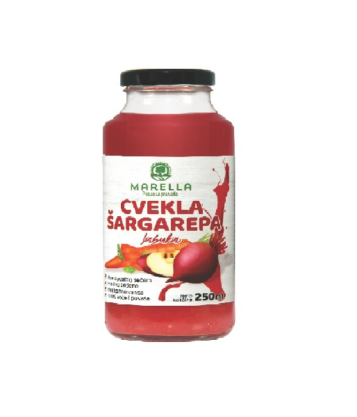  CVEKLA-ŠARGAREPA-JABUKA 0,25l - MARELLA