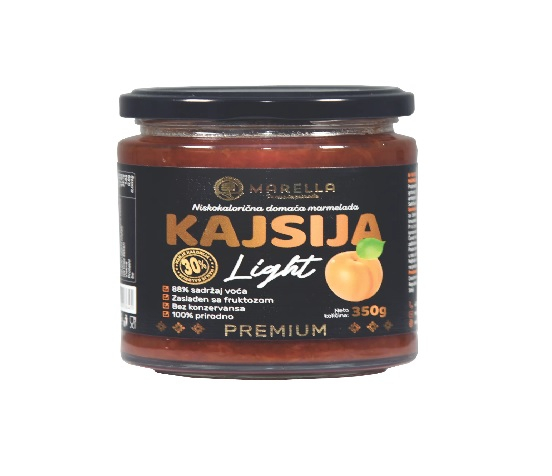  LIGHT MARMELADA-KAJSIJA 350gr - MARELLA