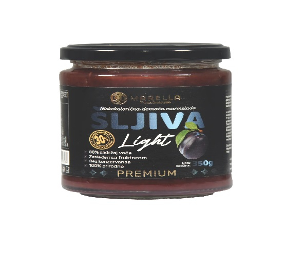  LIGHT MARMELADA-ŠLJIVA 350gr - MARELLA