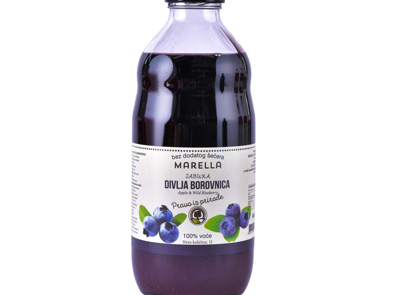  VOĆNI SIRUP DIVLJA BOROVNICA 1l - MARELLA